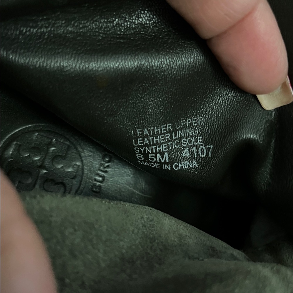 Tory Burch Olive Green Wedge Ankle Boots - Picture 11 of 15